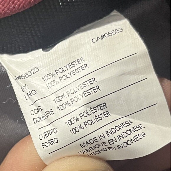 Nike Training Brasilia Gym School Backpack Poly RED Bookbag Travel FLAW - Picture 8 of 10